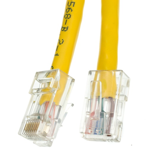 Cat6 Bootless Patch Cable, Tipped and Tested